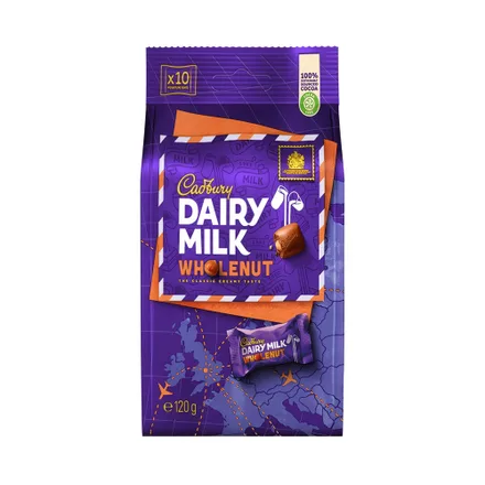 Chocolate Cadbury Dairy Milk Wholenut 120 Gr