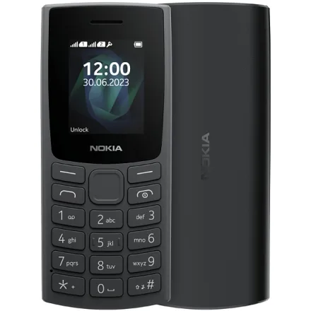 Celular Nokia 105 TA-1683 Dual SIM de 2.0" Rádio FM - Preto