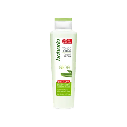 Babaria Tonico Facial Aloe Vera Sin Alcohol 300ml