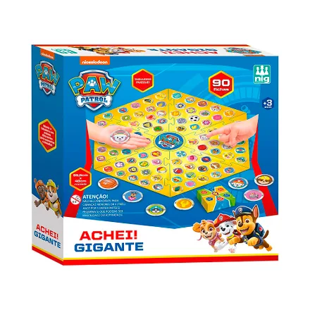 Juego Mesa Nig Brinquedos Paw Patrol Encontre Gigante 0213