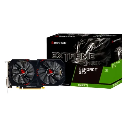 Placa Video Biostar Extreme Gaming Geforce Gtx Gddr 6