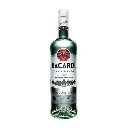 Ron Bacardi Carta Blanca Caja 980ml