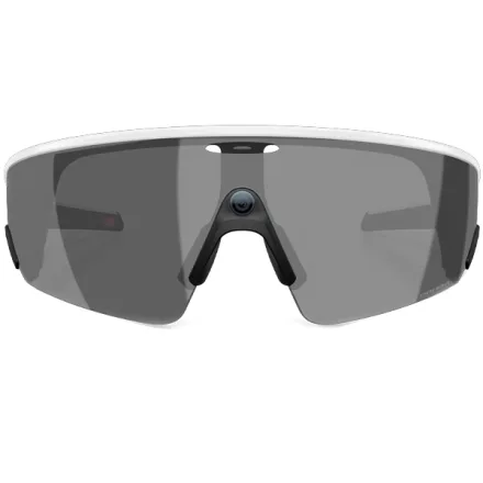 Óculos de Sol Inteligente Oakley Meta Vanguard 0W8001 com Câmera e Speaker - White Prizm Black