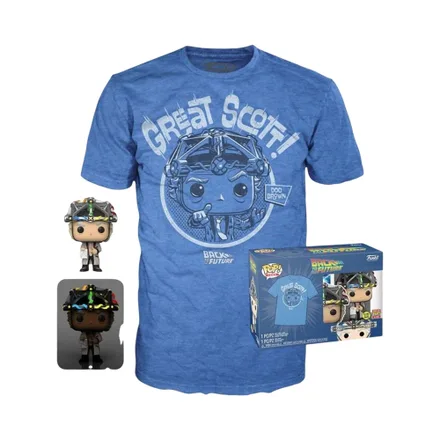 Muñeco Funko Pop Con Remera L Tees Back To The Future