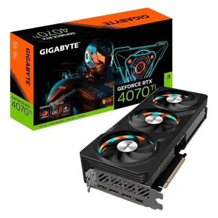 Placa de Vídeo Gigabyte Gaming OC NVIDIA GeForce RTX 4070Ti 12GB GDDR6X - GV-N407TGAMING