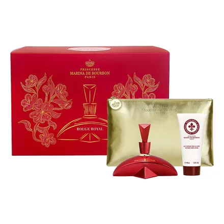 Marina Bourbon Rouge Royal Femenino Eau Parfum Plus Body Lotion Necesser 100ml