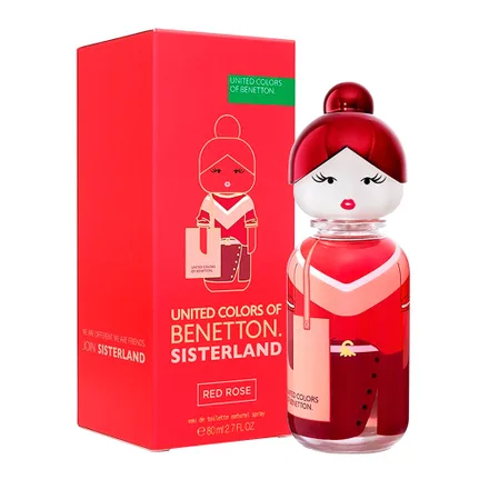Perfume Benetton Sisterland Red Rose Eau Toilette 80ml