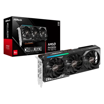 Placa Video Asrock Challenger Radeon Rx 9070 Gddr 6