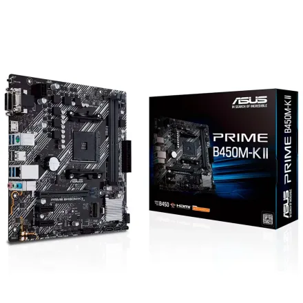 Placa Mae Prime Ii Ddr 4 Socket AM4 Chipset B450 Atx