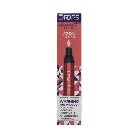 Pod Descartavel Drops 2200 Puffs Grape Fruit