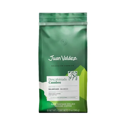 Juan Valdez Cafe Cumbre Descaf 340g