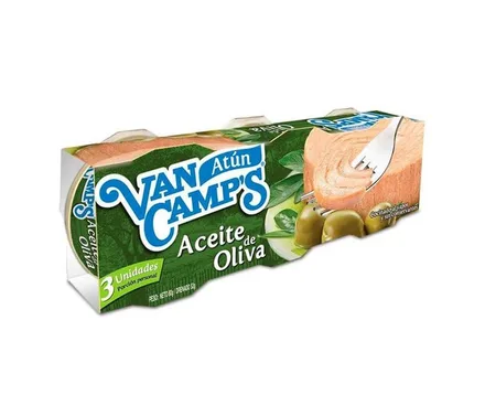 Atun Van Camp En Aceite Oliva Paxk 3 80GR