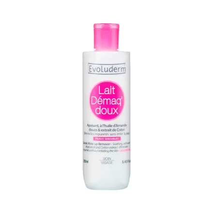 Desmaquillante Evoluderm Lait Demaq Doux Sensitive Skin 250ml
