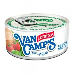VAN CAMPS ATUN EN AGUA LT 160GR (E)