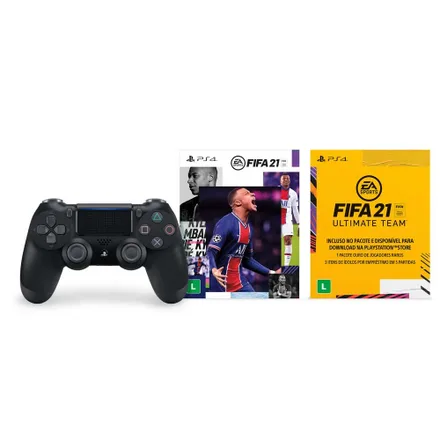 Controle PS4 Fifa 21 Voucher Ultimate Team