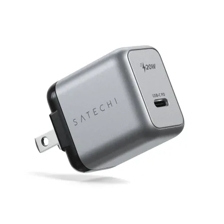 SATECHI CARGADOR ST-UC20WCM USB-C PD WALL 20W SILVER