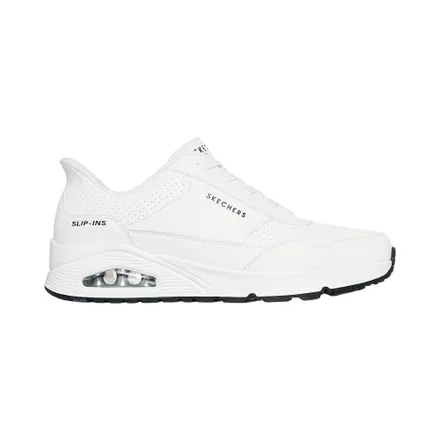 Calzado Deportivo Skechers 183023 Wht Slip Ins Uno Banksia Luxe Masculino
