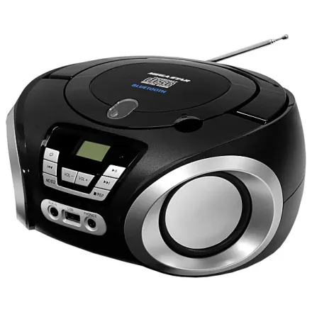 Micro System MegaStar MP1842BT com Bluetooth Bivolt - Preto Prata