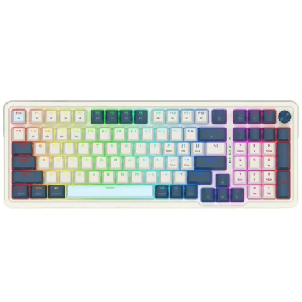 REDRAGON TECLADO EISA-PRO K686WB-RGB-PRO ENG WHITE/BLACK