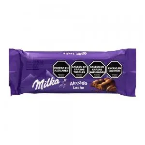 Barra Chocolate Milka Leger Aereado Ao Leite 50g