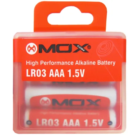 Pilha Alcalina Aaa Mox LR3 4