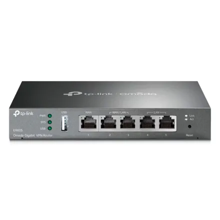 Roteador Tp-Link Omada ER605 VPN Gigabit - Preto