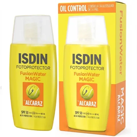 Protetor Solar Facial Isdin Fusion Water Magic Alcaraz Spf 50 50ml