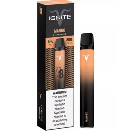 Vape Descartavel Ignite V8 800 Puff Manga