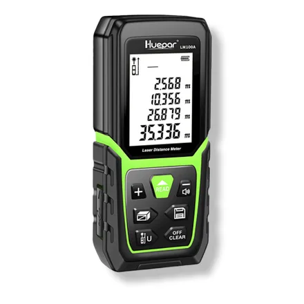 Maq Trena Laser Medidor Distancia 120M Huepar