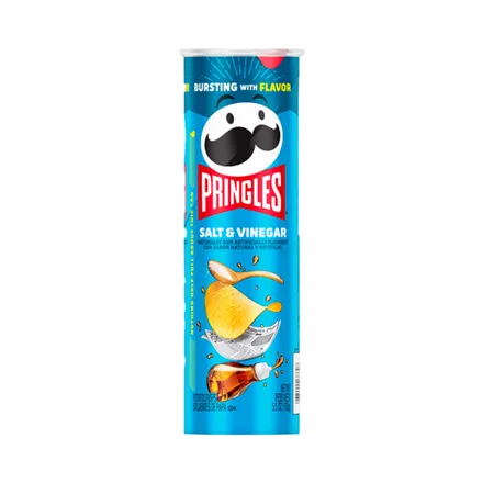 Papas Fritas Pringles Salt Vinegar 158g