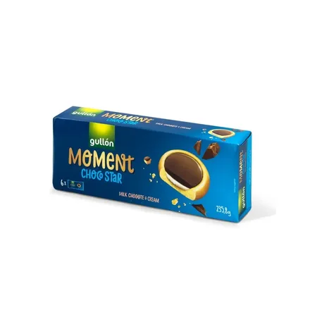 GALLETITAS GULLON MOMENT CHOCO STAR 235.8GR