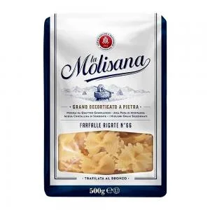 Macarrao Farfalle Rigate Numero 66 Pacote La Molisana 500g
