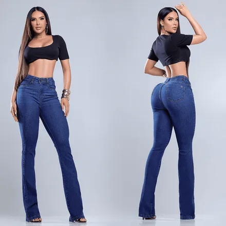 JEANS DECALK FLARE P.A