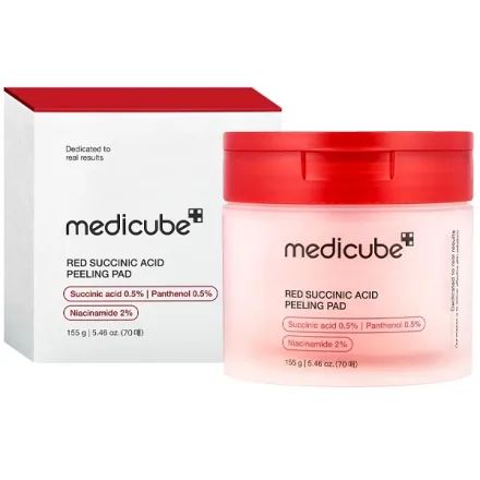 Almofadas Esfoliantes Medicube Succinic Acid Peeling Pad 70