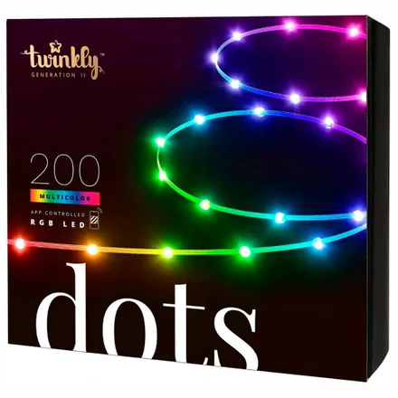Luzes Twinkly Dots 200 Ii Rgb IP20 Tus