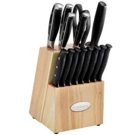 Jogo Facas Bloco Cuisinart 15P Nitrogenio 15