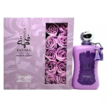 Perfume Zimaya Fatima Velvet Love Extrait Parfum Feminino 100ml