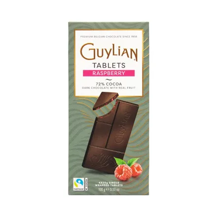 Chocolate Guylian 72 Raspberry 100 Gr