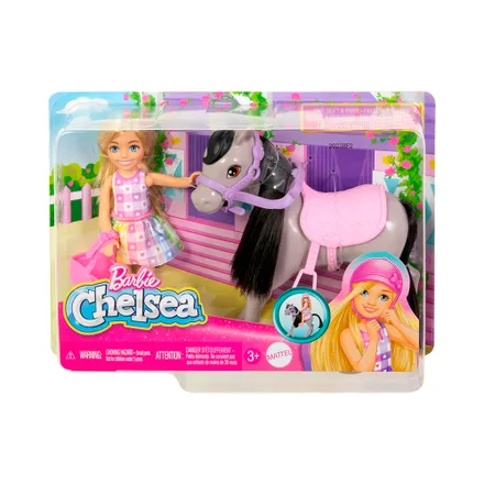 Muneca Mattel Barbie Chelsea Su Pony Htk 29