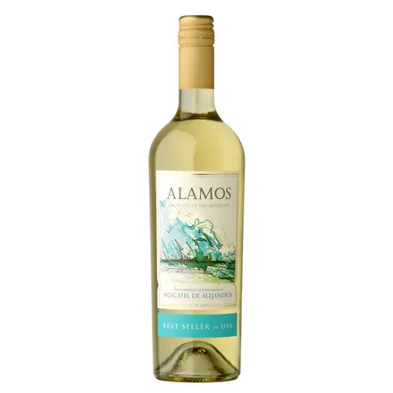Vino Argentino Blanco Alamos Moscatel Alejandria 750ml