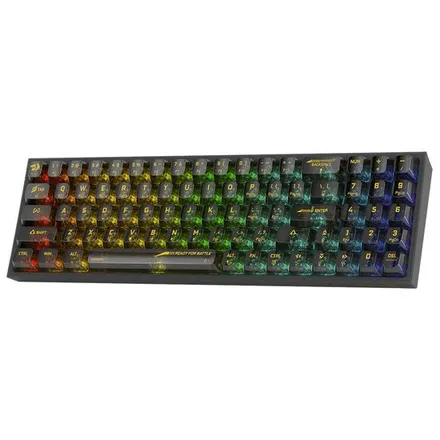 Teclado Gamer Redragon K628CTB-RGB Pollux Pro Black