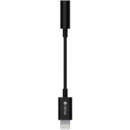 Adaptador Devia EC090 con Audio 3.5mm Lightning - Black