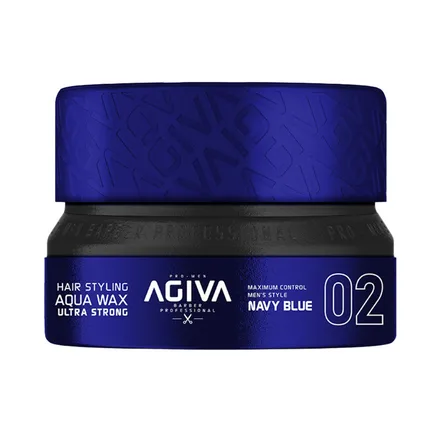 Cera Modeladora Agiva Ultra Strong Navy Blue 02 155ml