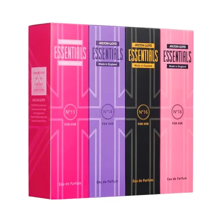 Perfume Milton Essentials Her Eau Parfum 4 Piezas