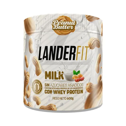 Mantequilla Mani Landerfit Milk 600 Gr