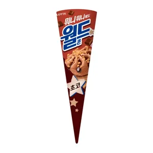 Sorvete Cone Crocante Chocolate Lotte Korea 160ml