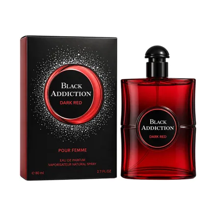 Perfume Lovali Black Addiction Dark Red Edp 80ml