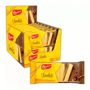 BISCOITO MINI WAFER BAUDUCCO CHOCOLATE CAIXA 14X30G
