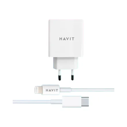 Cargador Havit St914 20 W Blanco