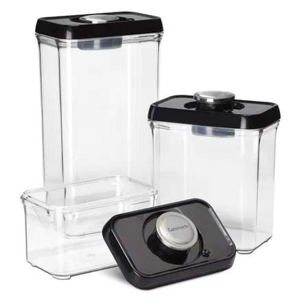 Jogo Potes Alimentos Cuisinart S6BS Borda Inoxidavel 6
